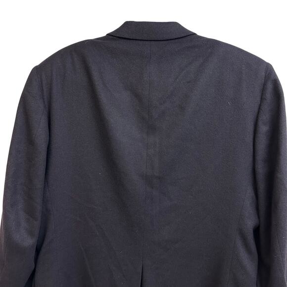 Branford & Taylor Men's Navy Blue 100% Cashmere Blazer Sport Jacket 48R**** - Picture 6 of 9